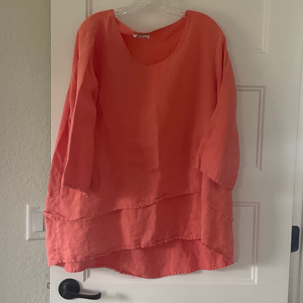 Habitat Women's Vibrant Coral Tunic